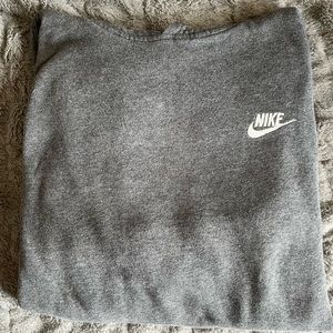 gray nike hoodie